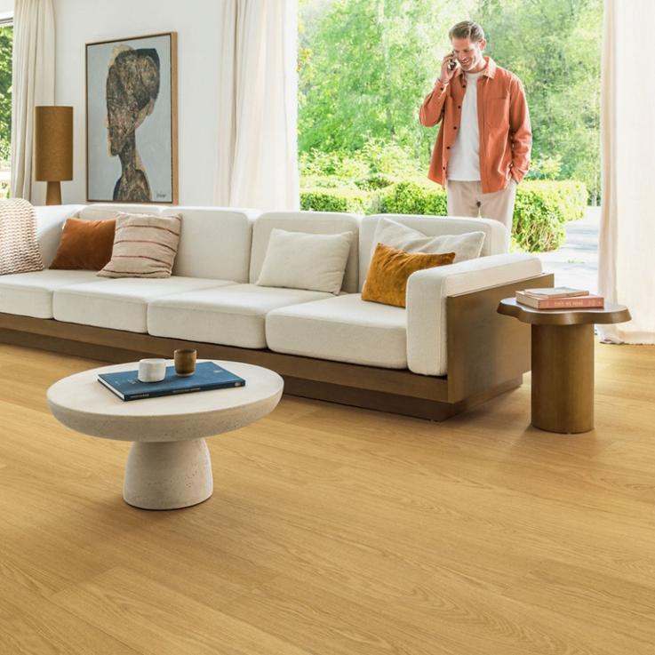 Ламінат Capture Дуб лакований натуральний 1380х212x9 Quick-Step - Альберо