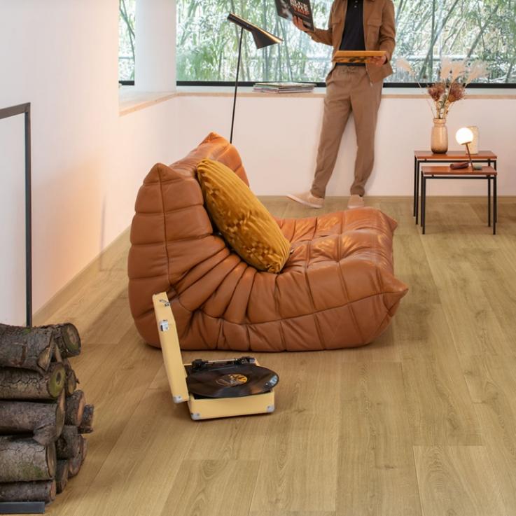 Ламинат Capture Дуб шлифованный теплый натуральный 1380х212x9 Quick-Step - Альберо