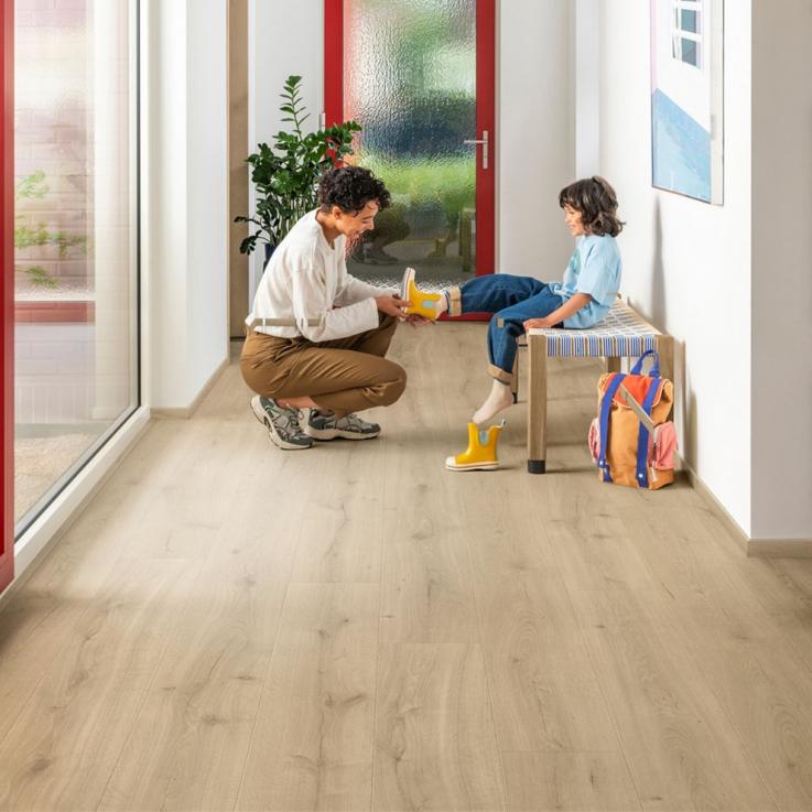 Ламінат Majestic Дуб пустеля світлий натуральний 2050х240x9,5 Quick-Step - Альберо