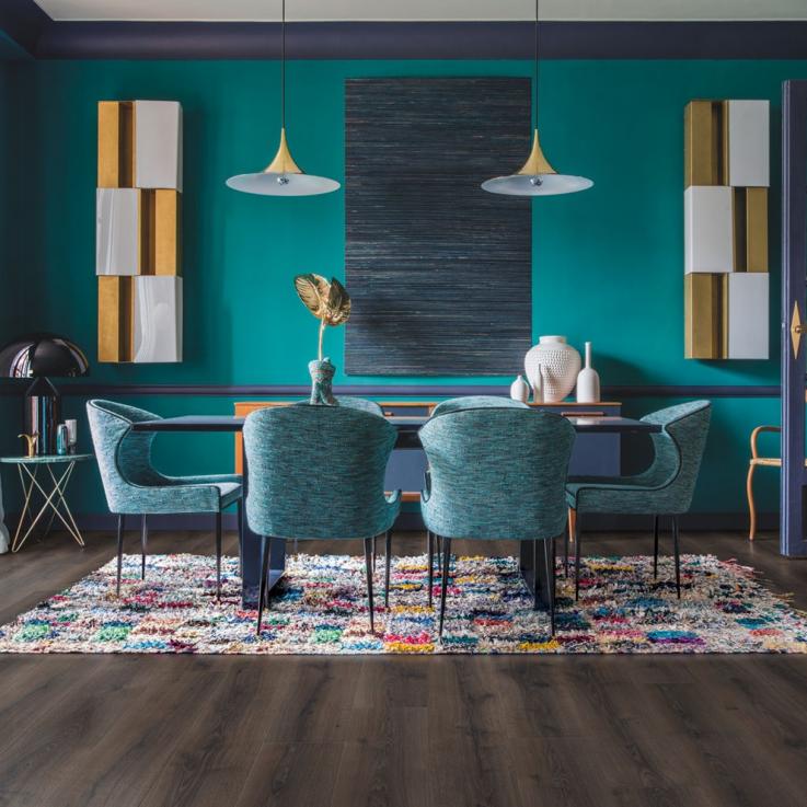 Ламинат Majestic Дуб пустыня темно-коричневый шлифованный 2050х240x9,5 Quick-Step - Альберо