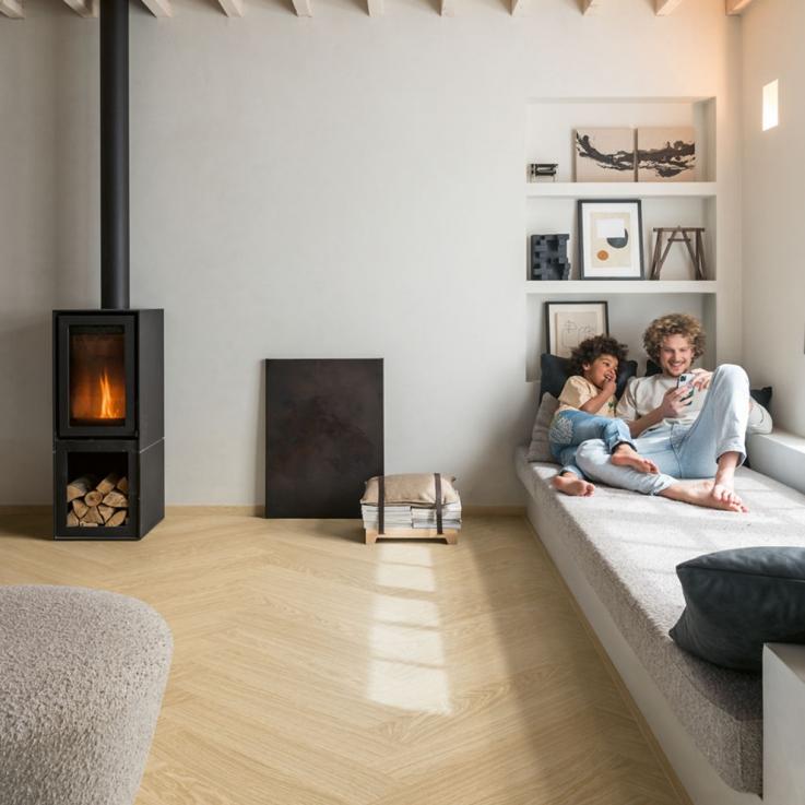 Вінілова підлога Ciro Herringbone Дуб чистий рум'янець 630х126x6 Quick-Step - Альберо