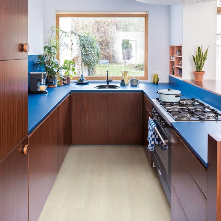 Виниловый пол Bloom Дуб морской бриз светлый 1494х209x6 Quick-Step - Альберо