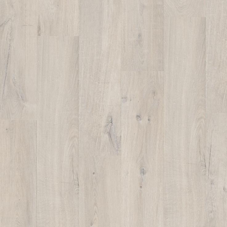 Виниловый пол Bloom Дуб хлопок белый румянец 1494х209x6 Quick-Step - Альберо