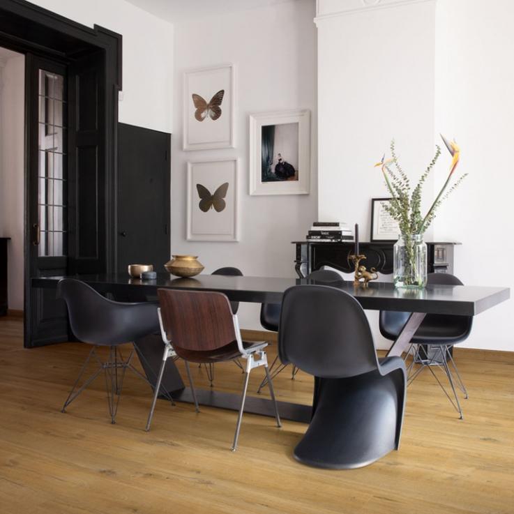 Виниловый пол Bloom Дуб хлопок глубокий натуральный 1494х209x6 Quick-Step - Альберо