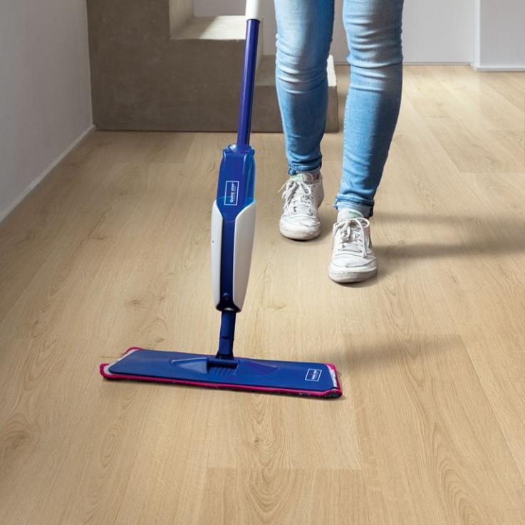 Виниловый пол Bloom Ботанический бежевый 1494х209x6 Quick-Step - Альберо