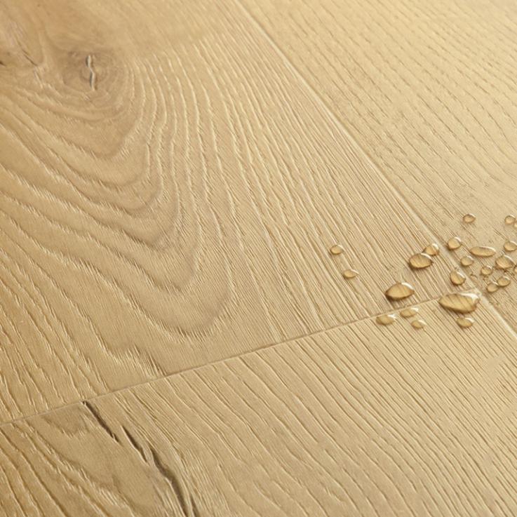 Виниловый пол Bloom Дуб шлифованный бежевый 1494х209x6 Quick-Step - Альберо