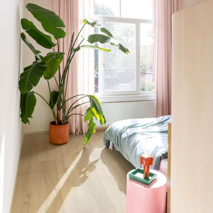 Виниловый пол Bloom Дуб шлифованный бежевый 1494х209x6 Quick-Step - Альберо