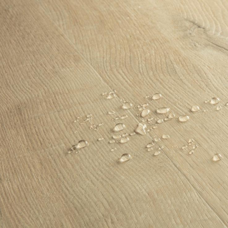 Виниловый пол Fuse Linen Дуб серовато-бежевый льняной 228,6x1500x2,5 Quick-Step - Альберо