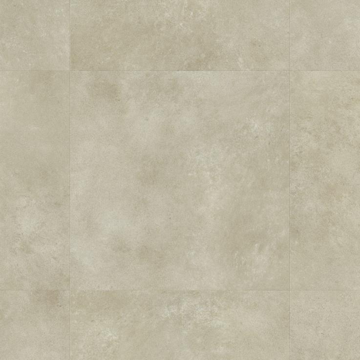 Виниловый пол Blush Цементный теплый бежевый 609,6x609,6x2,5 Quick-Step - Альберо
