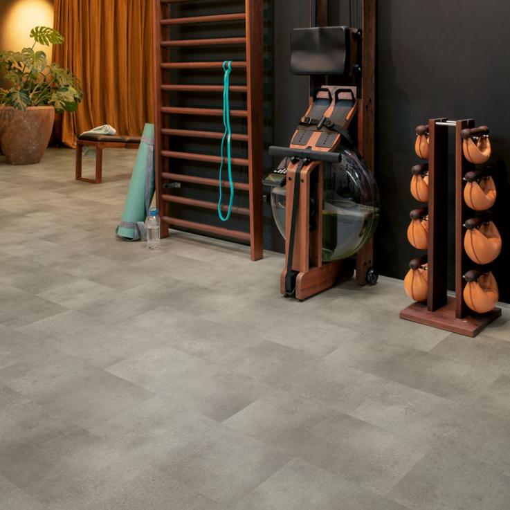 Виниловый пол Oro Base Бетонная скала 610х303x4 Quick-Step - Альберо