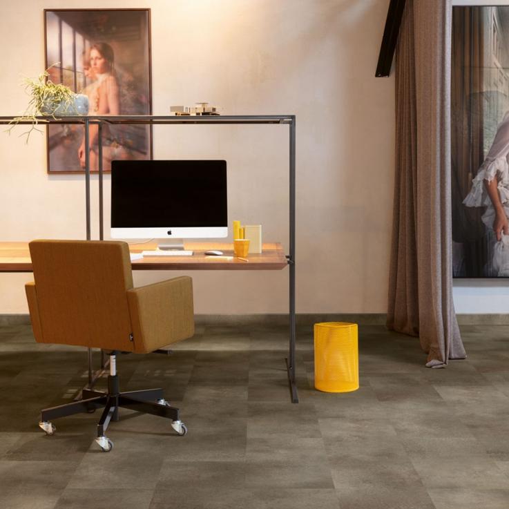 Виниловый пол Oro Base Окисленная горная порода 610х303x4 Quick-Step - Альберо