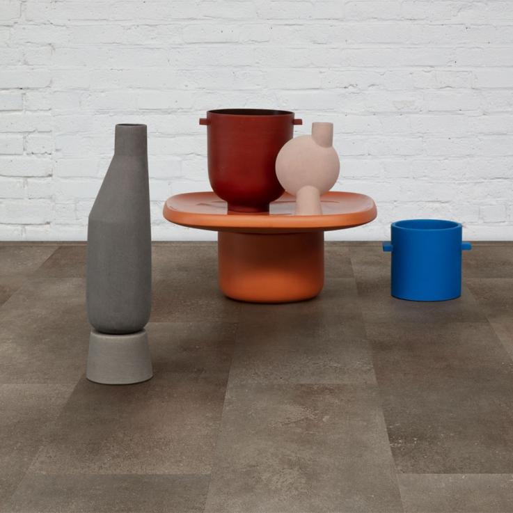 Виниловый пол Oro Base Окисленная горная порода 610х303x4 Quick-Step - Альберо