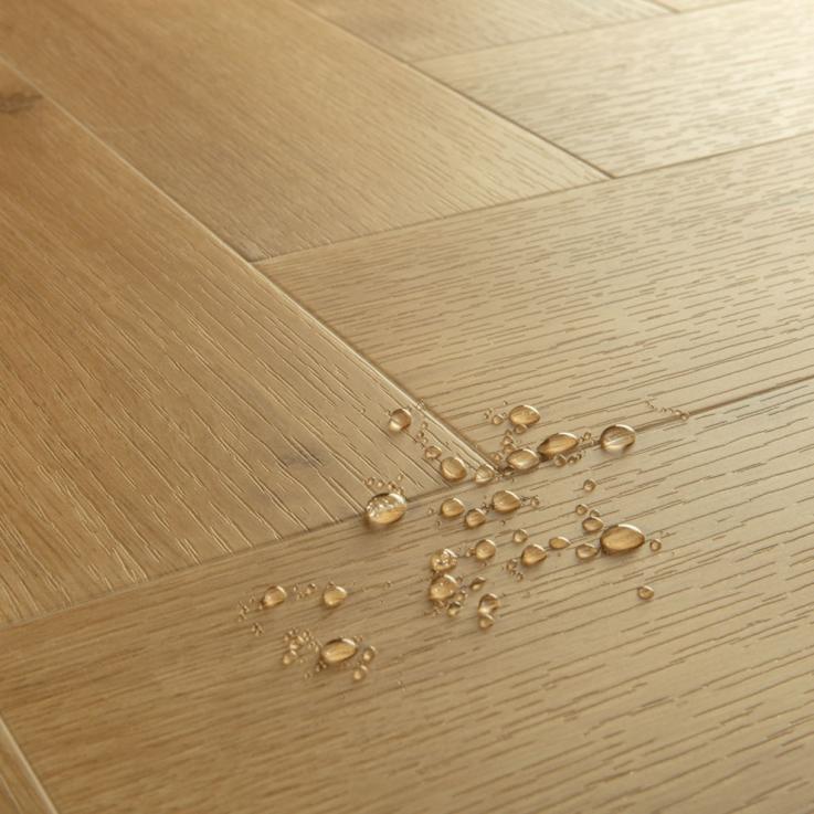 Виниловый пол Pristine Блаженство океана теплый медовый 129x740x2,5 Quick-Step - Альберо