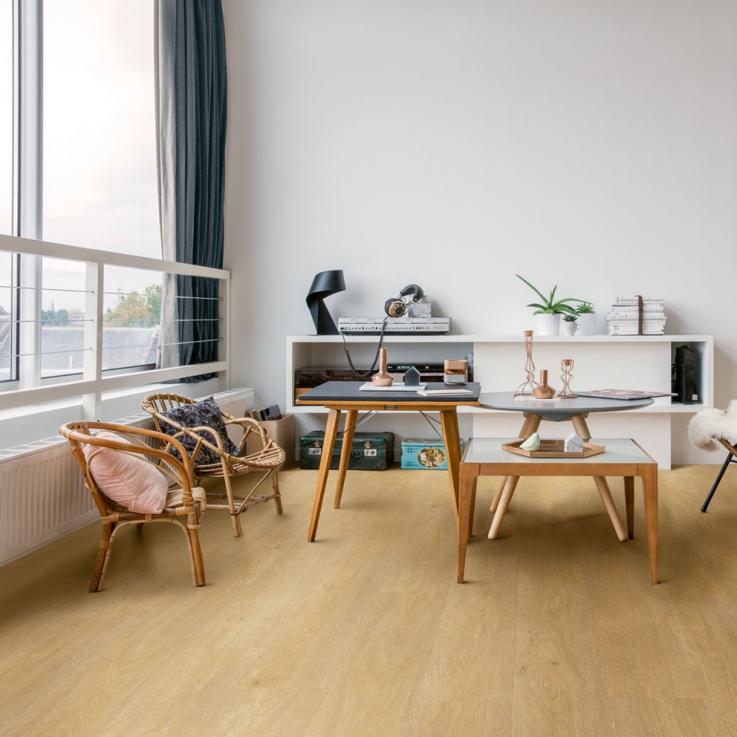 Вінілова підлога Liv Дуб натуральний помірно-атласний 184,15x1219,2x2,5 Quick-Step - Альберо