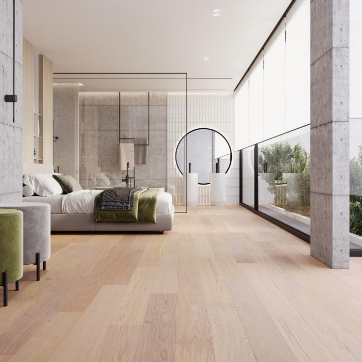 Паркетна дошка Barlinek Smart Wood Дуб Aurantis 196,5x770-1546x6,3 - Альберо