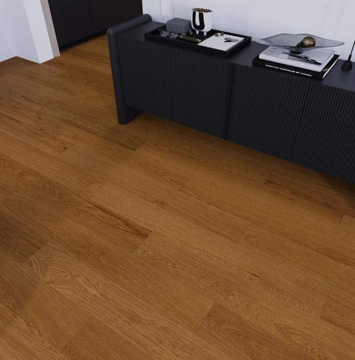 Паркетная доска Barlinek Smart Wood Дуб Vitara 196,5x770-1546x6,3 - Альберо