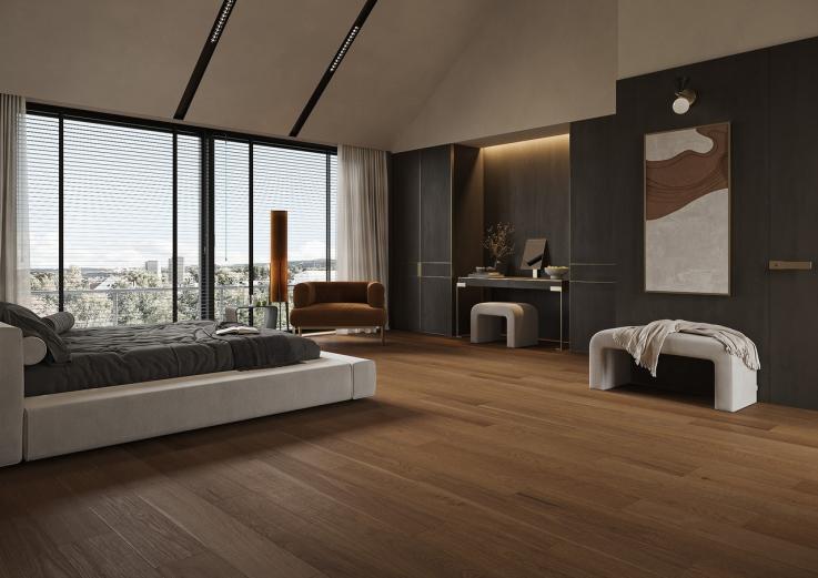 Паркетна дошка Barlinek Smart Wood Дуб Revona 196,5x612-1230x6,3 - Альберо