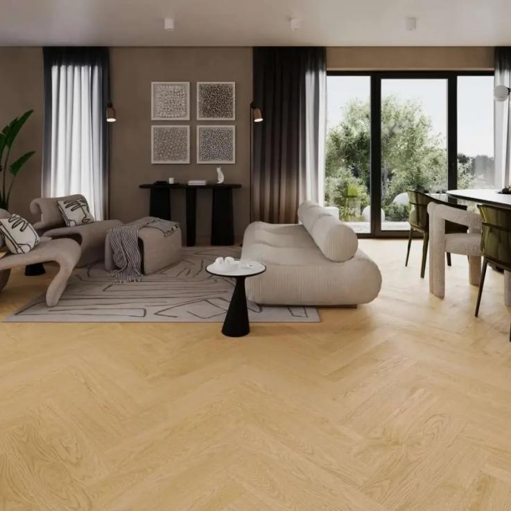 Вінілова підлога Benjamin Дуб Herringbone SPC 127,9х639,5x5,2 - Альберо