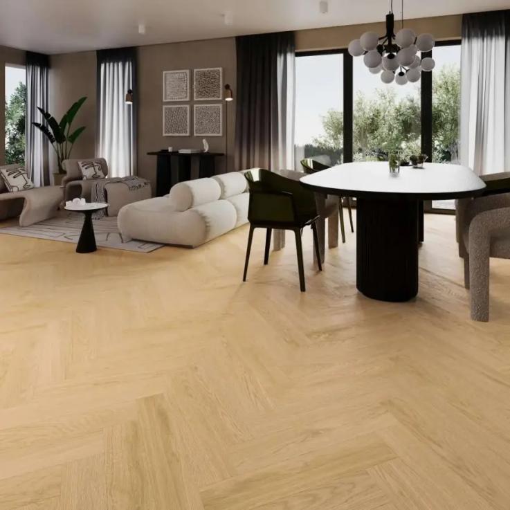 Вінілова підлога Benjamin Дуб Herringbone SPC 127,9х639,5x5,2 - Альберо