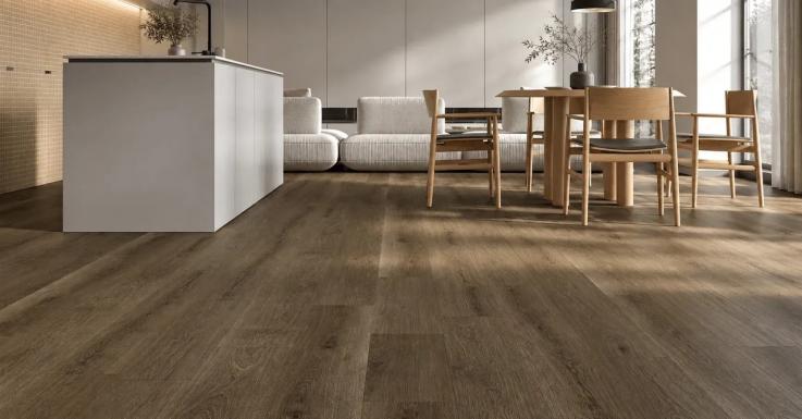 Вінілова підлога 40707006007 Redwood Pacific Oak 4V 2G-5G 1532x232x5 - Альберо