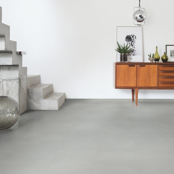 Вініл Quick-Step Ambient Rigid Click RAMCL40139 Minimal Light Grey - Альберо