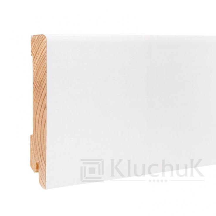 Плинтус White (100х19х2200) профиль модерн, Kluchuk, Украина - Альберо