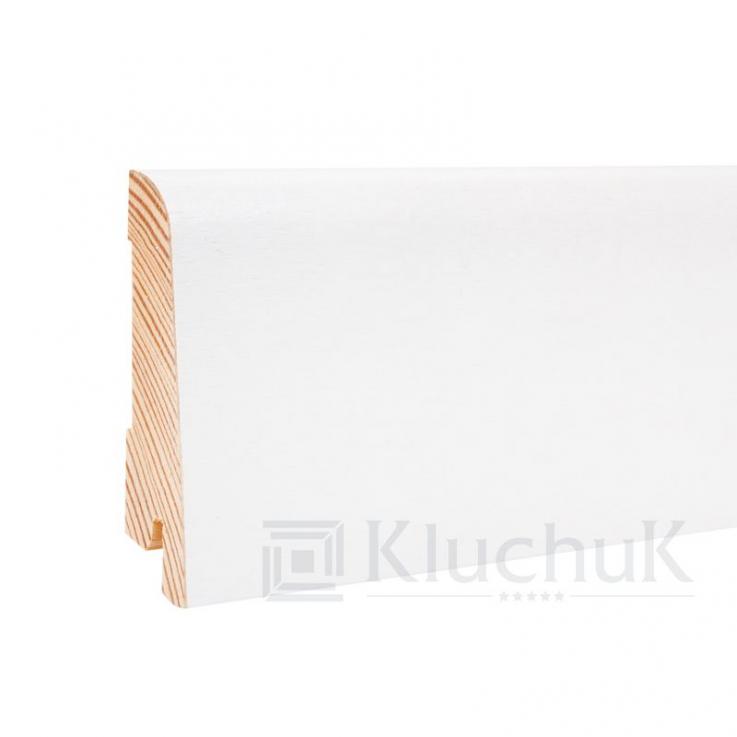 Плинтус White (60х19х2200) профиль евро, Kluchuk, Украина - Альберо