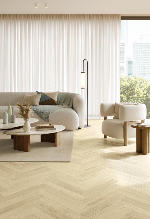 Инженерная доска 61001494 Parqwood Herringbone Nude Calm BVM V4M 694х815х1200 A - Альберо