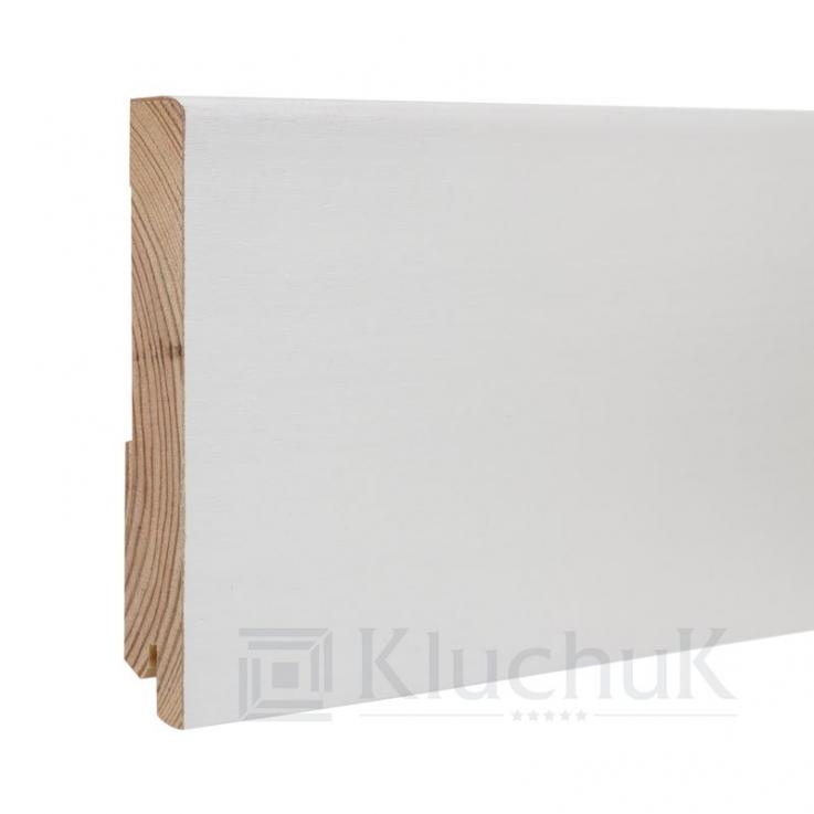 Плинтус White (120х19х2200) профиль модерн, Kluchuk, Украина - Альберо